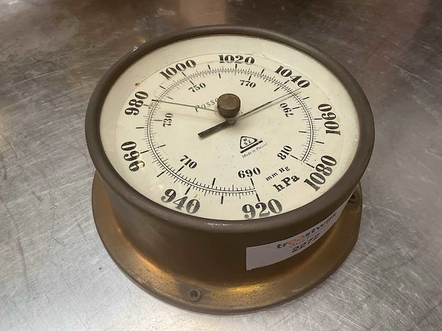 Passero vintage marine barometer - afbeelding 1 van  3