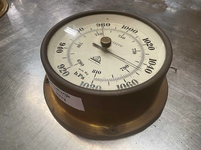 Passero vintage marine barometer - afbeelding 3 van  3
