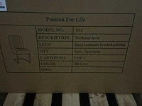 Passion for life nic eetkamerstoel (6x) - afbeelding 6 van  6