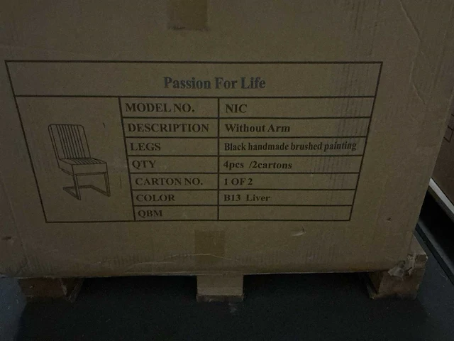 Passion for life nic eetkamerstoel (6x) - afbeelding 6 van  6