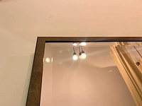 Passpiegel in messing lijst - afbeelding 2 van  3
