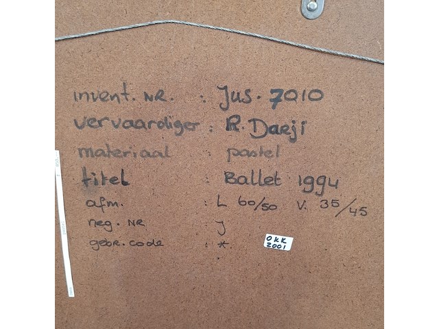 Pastel, r. darji, ballet, 1994 - afbeelding 9 van  9