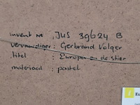 Pastel tekening, g. volger, europa en de stier, 1995 - afbeelding 8 van  8