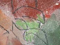 Pastelverf schilderij, mw. a. hofte, portret bella iii, 1982 - afbeelding 5 van  11