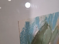 Pastelverf schilderij, mw. a. hofte, portret bella iii, 1982 - afbeelding 9 van  11