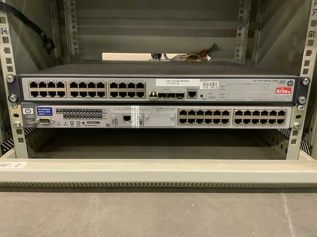 Patchkast met 2x switch - afbeelding 3 van  3