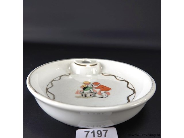 Paté de limoges baby warmhoud bord. - afbeelding 1 van  3