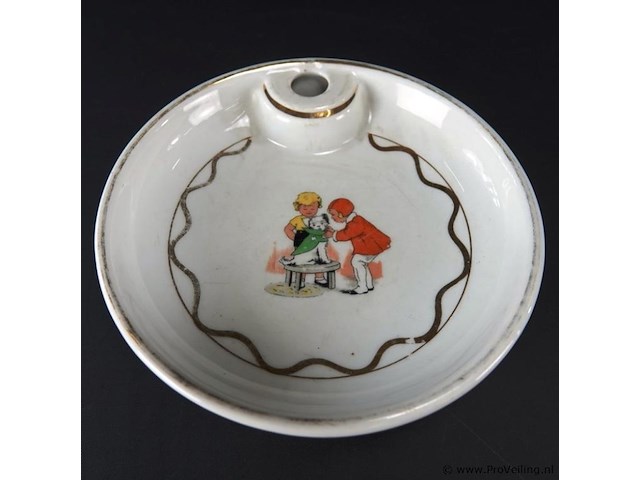 Paté de limoges baby warmhoud bord. - afbeelding 2 van  3