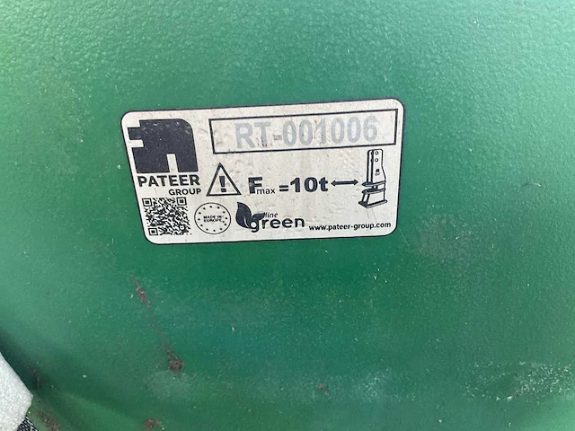 Pateer group rt 1200 frontgewicht - afbeelding 4 van  5