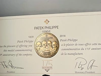 Patek philippe bronzen medaille - 175th anniversary - afbeelding 1 van  4