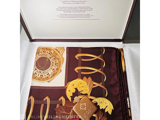 Patek phillipe sjaal - geschenk bij een aankoop van een horloge patek philippe van €30.000,00 - afbeelding 3 van  7