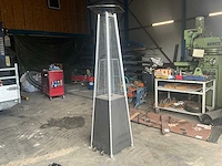 Patio heater - fsd-c - piramide - tuinhaard - afbeelding 1 van  9