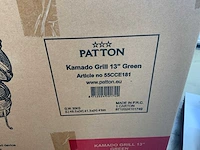 Patton 13” green kamado barbecue - afbeelding 3 van  3