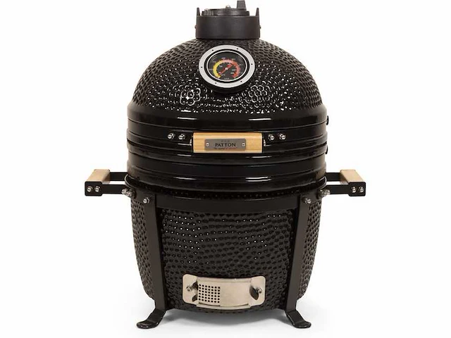 Patton 15” black kamado barbecue - afbeelding 1 van  4