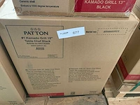 Patton 15” black kamado barbecue - afbeelding 4 van  4