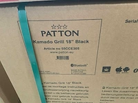 Patton 18” black kamado barbecue - afbeelding 4 van  4