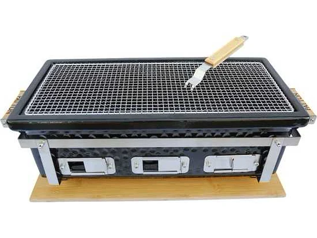 Patton japanese shichirin grill rechthoek large (55cce510) - afbeelding 4 van  16