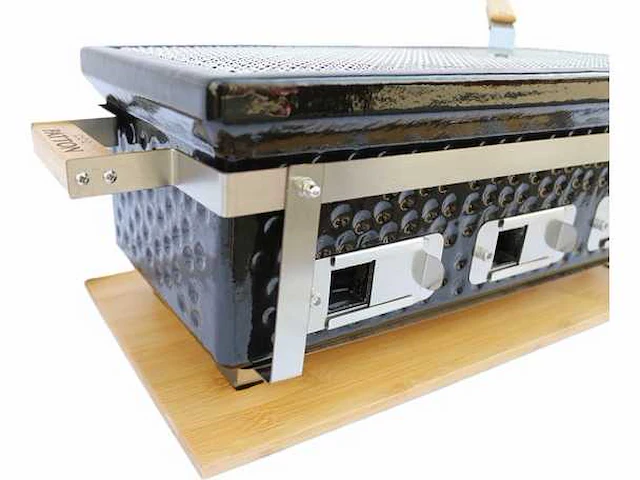 Patton japanese shichirin grill rechthoek large (55cce510) - afbeelding 6 van  16