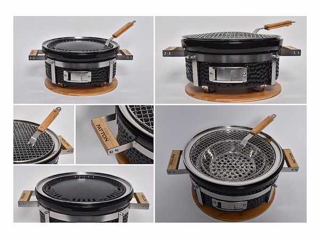 Patton japanese shichirin grill rond (55cce505) - afbeelding 4 van  10