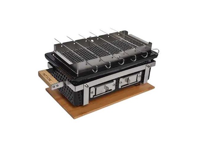 Patton japanse kamagon grill black 55cce500 barbecue (2x) - afbeelding 1 van  2