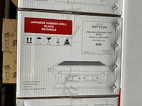 Patton japanse kamagon grill black 55cce500 barbecue (2x) - afbeelding 2 van  2