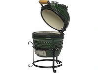 Patton kamado houtskool bbq 13inch groen (55cce181) - afbeelding 4 van  5