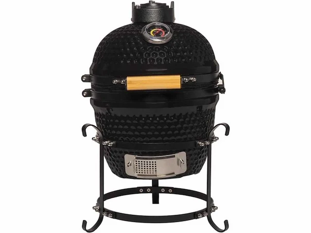 Patton kamado houtskool bbq 13inch mat zwart (55cce184) - afbeelding 1 van  7