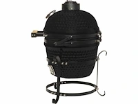 Patton kamado houtskool bbq 13inch mat zwart (55cce184) - afbeelding 4 van  7