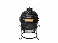 Patton kamado houtskool bbq 13inch mat zwart ( 55cce184) - afbeelding 1 van  9