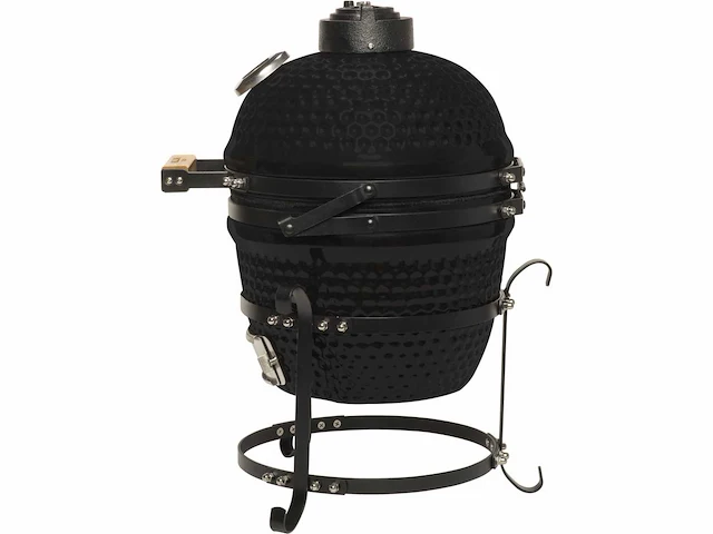 Patton kamado houtskool bbq 13inch mat zwart ( 55cce184) - afbeelding 9 van  9