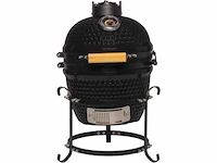 Patton kamado houtskool bbq 13inch mat zwart (55cce184) - afbeelding 1 van  4