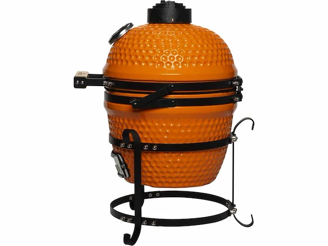 Patton kamado houtskool bbq 13inch oranje (55cce180) - afbeelding 3 van  5