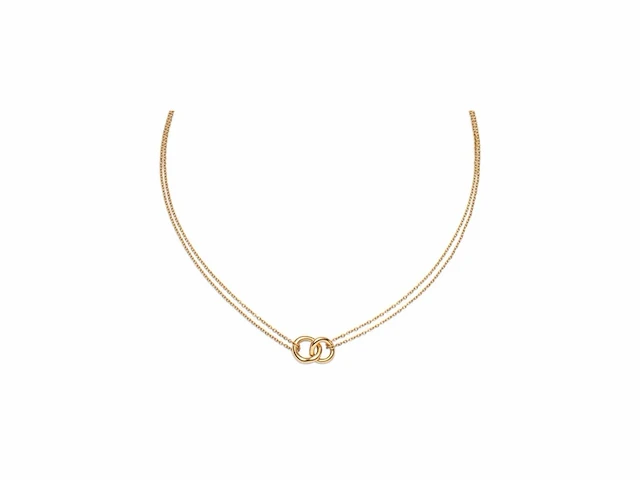 Paul hewitt phje0150 collier dames geelgoud verguld waves - afbeelding 1 van  2