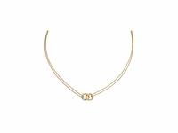 Paul hewitt phje0150 collier dames geelgoud verguld waves - afbeelding 1 van  2
