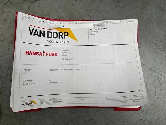 Paul ott - 300k - 120vs - pers met hansaflex hydrauliek aggregaat (2022) - - afbeelding 3 van  15