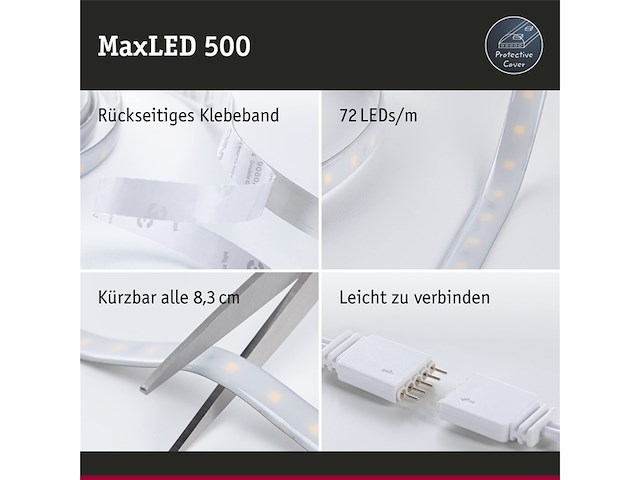 Paulmann 78885 ledstrip basisset met connector (male) 24 v 5 m rgbw 1 set(s) - afbeelding 4 van  7