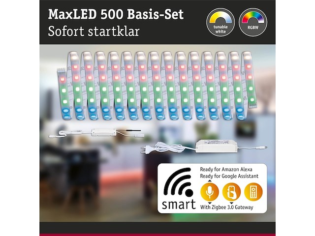 Paulmann 78885 ledstrip basisset met connector (male) 24 v 5 m rgbw 1 set(s) - afbeelding 5 van  7