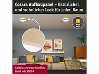 Paulmann cosara led paneel beige plafonniere ip44 15w 3000k 300mm - afbeelding 2 van  4