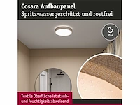 Paulmann cosara led paneel beige plafonniere ip44 15w 3000k 300mm - afbeelding 3 van  4