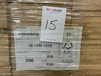 Paulownia plank 810x200x18mm (396x) - afbeelding 6 van  6