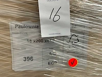 Paulownia plank 810x200x18mm (396x) - afbeelding 6 van  6