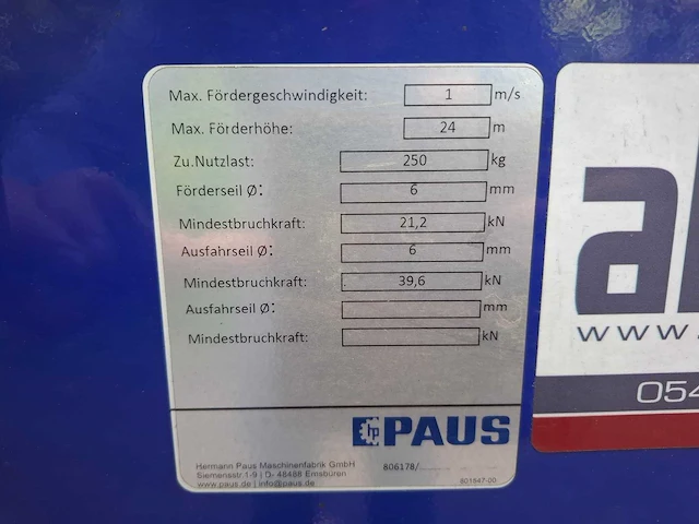 Paus - 2019 - easy 24 wh - ladderlift - afbeelding 19 van  21