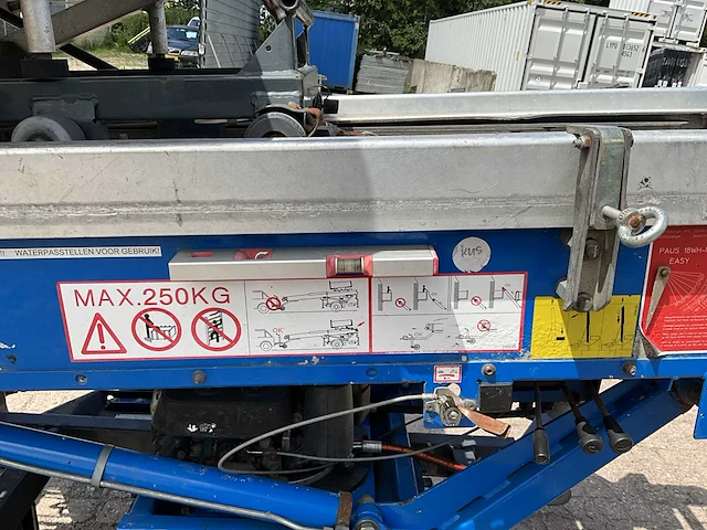 Paus 18wh verhuislift / ladderlift - afbeelding 13 van  18