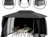 Paviljoen, partytent 300x400x270 cm trend24, antraciet - afbeelding 1 van  7