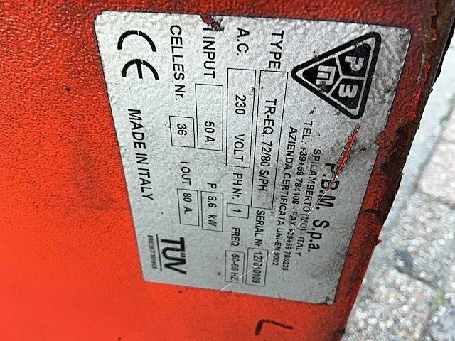 Pbm 72/80 acculader - afbeelding 4 van  4