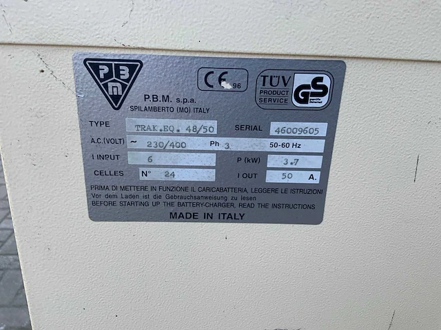 Pbm trak eq 48/50 acculader - afbeelding 5 van  5