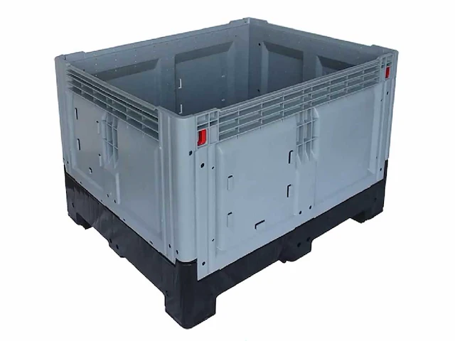Pbp-301 inklapbare palletbox 1200x1000x800mm (2x) - afbeelding 1 van  2