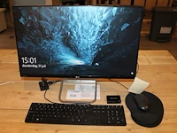 Pc-opstelling bestaande uit pc dell vpro precision 3240 met monitor lg 24 inch, toetsenbord en muis. servic... - afbeelding 1 van  3