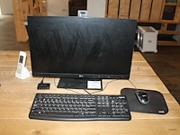 Pc-opstelling bestaande uit pc dell vpro precision 3460 met monitor lg 24 inch, toetsenbord en muis. servi... - afbeelding 2 van  4