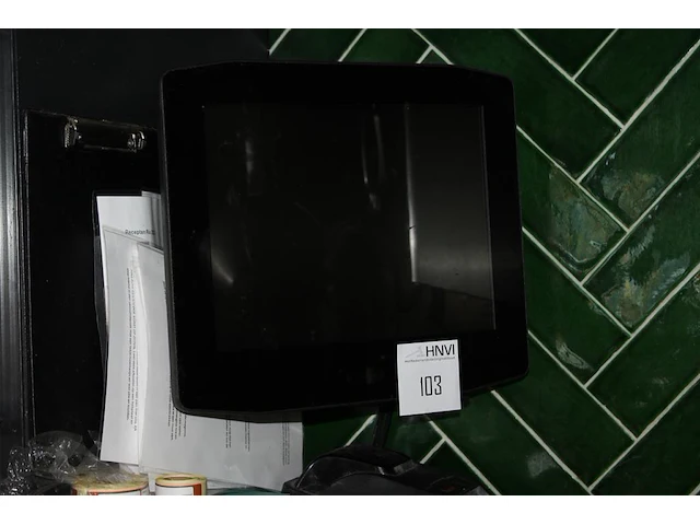 Pc-opstelling horeko met bonnenprinter. - afbeelding 1 van  2